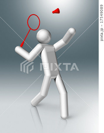 Badminton 3D symbol, Olympic sportsのイラスト素材 17549089 - PIXTA