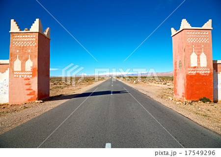 gate   in todra gorge m  africa and 17549296