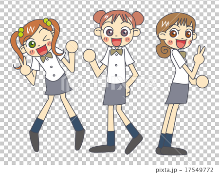 女子高生3人組 17549772