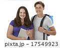 Studio Portrait Of Teenage Student Couple 17549923