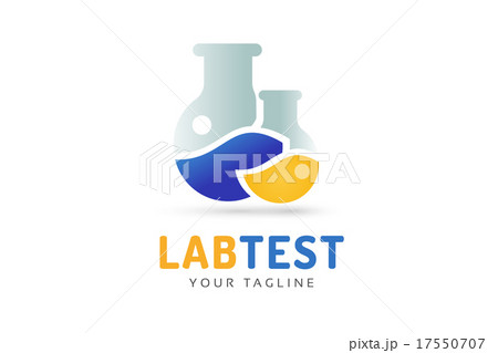 Laboratory equipment vector logo 17550707