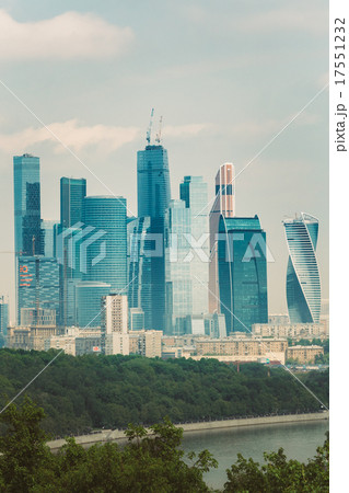 Moscow City Complex Of Skyscrapers From Sparrow 17551232