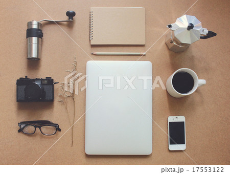 Workspace essentails gadget for creative hipster 17553122