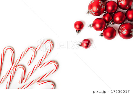 Christmas Decoration. Red Balls And Bells Christmas Decoration. Red Balls And Bells 17556017