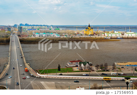 View of Nizhny Novgorod. Kanavinsky bridge. View of Nizhny Novgorod. Kanavinsky bridge. 17556955