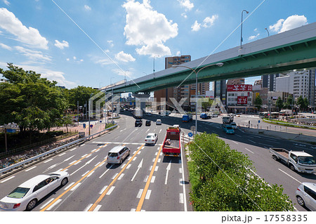 名古屋市 都市風景 鶴舞公園前交差点の写真素材 17558335 Pixta