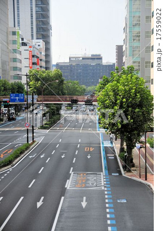 市役所筋 イオン岡山歩道橋より②（岡山県岡山市） 17559022