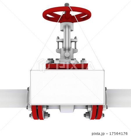 Oil gate valve with her hanging on the empty table Oil gate valve with her hanging on the empty table 17564176