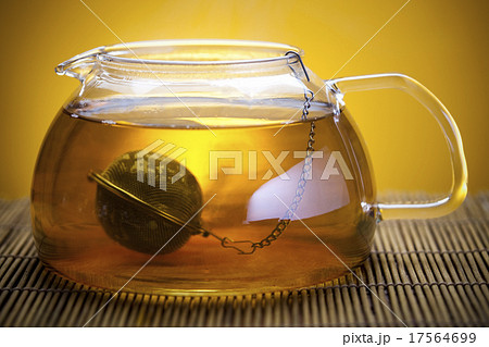 Glass cup of tea, bright colorful vivid theme Glass cup of tea, bright colorful vivid theme 17564699