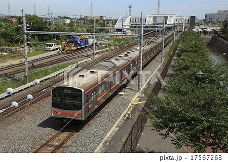 吉川美南駅周辺と武蔵野線205系電車 17567263