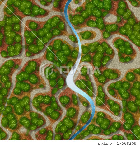 Mini landscape seamless generated background 17568209