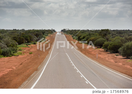 West Australia Desert endless road West Australia Desert endless road 17568976