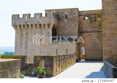 Fortified walkway in Olite 17569347