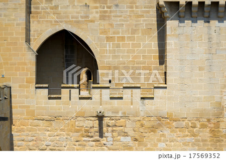 Walls and door in Olite 17569352