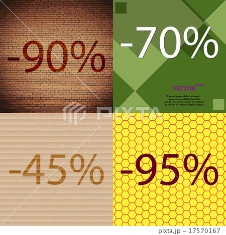 Set of abstract backgrounds and interest discount Set of abstract backgrounds and interest discount 17570167
