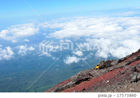 富士山頂：建機 17573860
