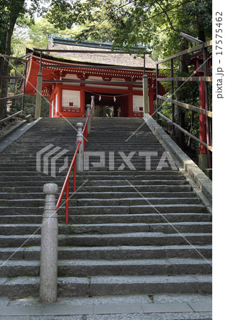「吉備津神社」北随神門 17575462