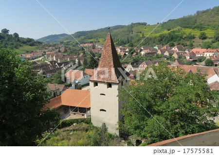 世界遺産　ビエルタン要塞教会　展望台からの景色 17575581