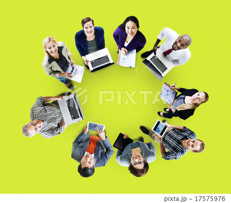 Global Communications Technology Laptop Digital Devices Concept Global Communications Technology Laptop Digital Devices Concept 17575976