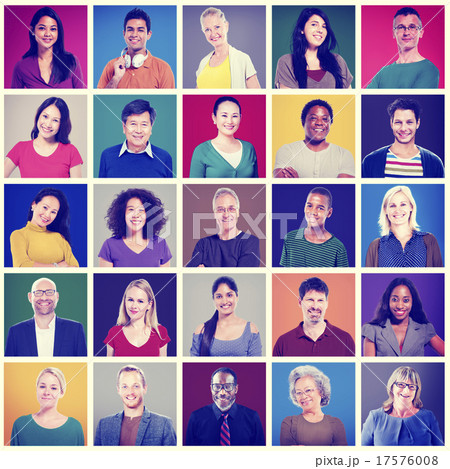 Community Diversity Group Headshot People Concept Community Diversity Group Headshot People Concept 17576008