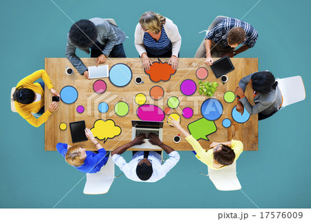 Multiethnic Group of People in Meeting Concept 17576009