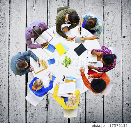 Group of Diverse People Working in a Team Concept 17576155