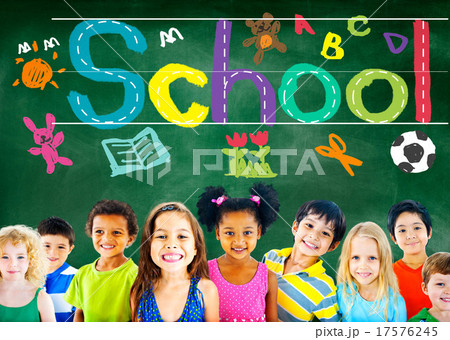 Kids Imagination Handwriting School Learning Concept 17576245
