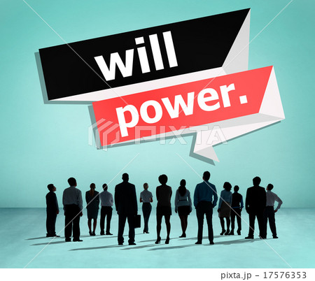 Will Power Control Endurance Strength Commitment Focus Concept 17576353