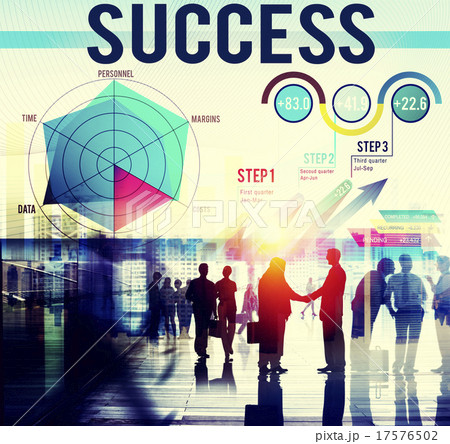 Success Successful Goal Achievement Complete Concept 17576502