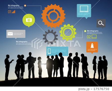 Team Teamwork Cog Functionality Technology Business Concept 17576750