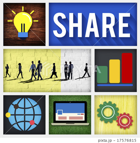 Share Sharing Social Networking Participate Concept 17576815