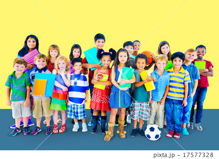Multiethnic Children Smiling Happiness Friendship Concept 17577328