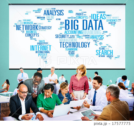 Big Data Network Technology Internet Online Concept 17577775