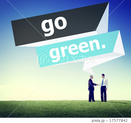 Go Green Environmental Conservation Business Concept Go Green Environmental Conservation Business Concept 17577842