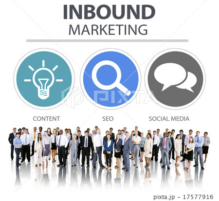 Inbound Marketing Commerce Content Social Media Concept Inbound Marketing Commerce Content Social Media Concept 17577916