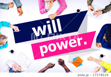 Will Power Control Endurance Strength Commitment Focus Concept 17578019