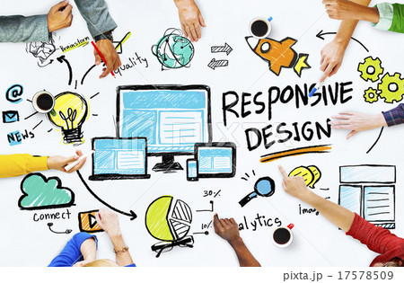 Responsive Design Internet Web Online People Meeting Concept Responsive Design Internet Web Online People Meeting Concept 17578509
