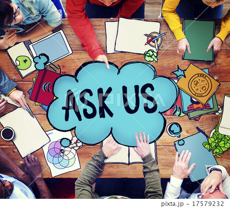 Ask us Contact Information Assistance Advice Concept 17579232
