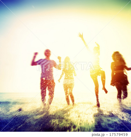Friendship Freedom Beach Summer Holiday Concept 17579459