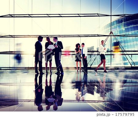Business People Corporate Connection Discussion Meeting Concept 17579795