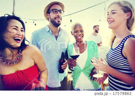 Friend Friendship Dining Celebration Hanging out Concept 17579862