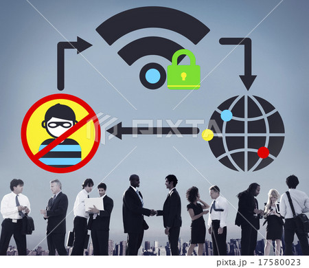 Internet Security Data Protection Networking Firewall Concept Internet Security Data Protection Networking Firewall Concept 17580023