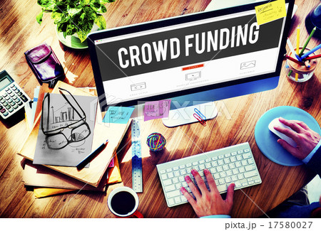 Crowd Funding Contribution Donate Fundriser Concept 17580027