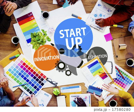 Startup Business Plan Innovation Aspiration Concept Startup Business Plan Innovation Aspiration Concept 17580280