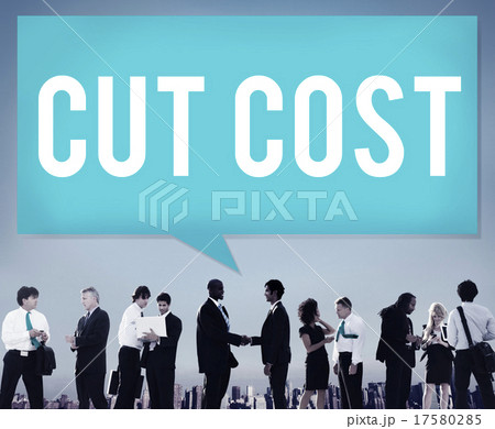 Cut Cost Reduce Recession Deficit Economy FInance Concept Cut Cost Reduce Recession Deficit Economy FInance Concept 17580285