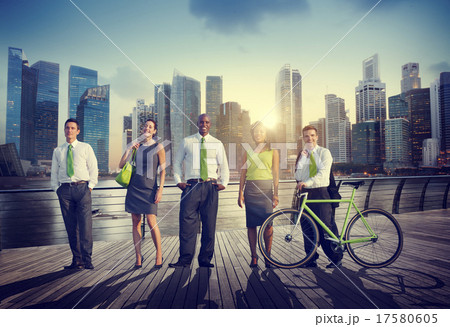 Business People Confidence Healthy Leisure Recreation Outdoors C 17580605