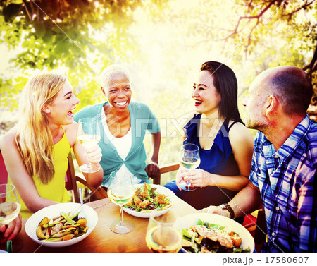 Friends Friendship Outdoor Chilling Togetherness Concept 17580607