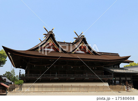 「吉備津神社」本殿と拝殿 「吉備津神社」本殿と拝殿 17580608