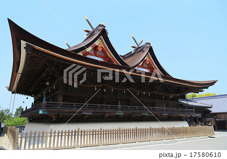 「吉備津神社」本殿と拝殿 「吉備津神社」本殿と拝殿 17580610