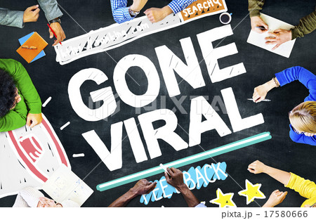 Gone Viral Popular Famous Share Post Concept Gone Viral Popular Famous Share Post Concept 17580666